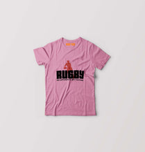 Load image into Gallery viewer, Rugby Kids T-Shirt for Boy/Girl-Pink-Ektarfa.online
