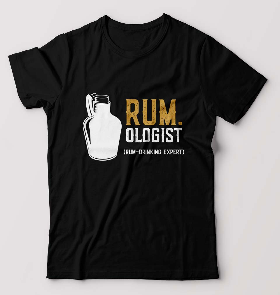 Rum T-Shirt for Men-Black-Ektarfa.online