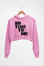 Load image into Gallery viewer, No Time To Die James Bond 007 Crop HOODIE FOR WOMEN-Light Baby Pink-Ektarfa.online
