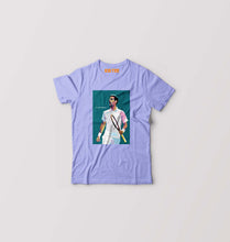 Load image into Gallery viewer, Novak Djokovic Tennis Kids T-Shirt for Boy/Girl-Lavender-Ektarfa.online
