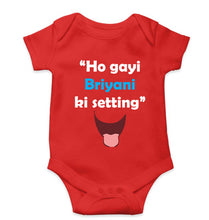 Load image into Gallery viewer, Biryani Kids Romper For Baby Boy/Girl-Red-Ektarfa.online
