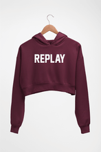 Load image into Gallery viewer, Replay HOODIE FOR WOMEN-Maroon-Ektarfa.online
