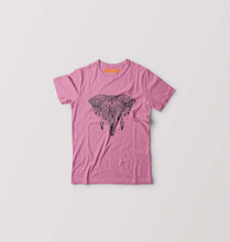 Load image into Gallery viewer, ETHINIC_ELEPHANT Kids T-Shirt for Boy/Girl-Pink-Ektarfa.online
