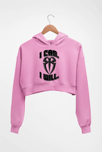 Load image into Gallery viewer, Roman Reigns WWE Crop HOODIE FOR WOMEN-Light Baby Pink-Ektarfa.online
