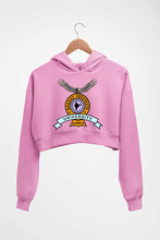 Load image into Gallery viewer, Bharati Vidyapeeth Crop HOODIE FOR WOMEN-Light baby pink-Ektarfa.online
