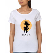 Load image into Gallery viewer, Dragon Ball Goku T-Shirt for Women-White-Ektarfa.online

