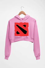 Load image into Gallery viewer, Dota Crop HOODIE FOR WOMEN-Light Baby Pink-Ektarfa.online
