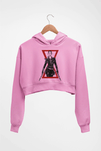 Load image into Gallery viewer, Black Widow Crop HOODIE FOR WOMEN-Light Baby Pink-Ektarfa.online

