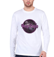 Load image into Gallery viewer, Deep Purple Full Sleeves T-Shirt for Men-White-Ektarfa.online

