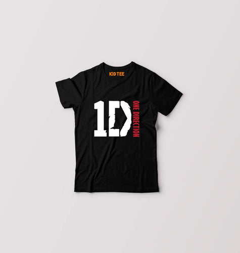 One Direction Kids T-Shirt for Boy/Girl-Black-Ektarfa.online
