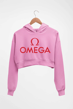 Load image into Gallery viewer, Omega Crop HOODIE FOR WOMEN-Light Baby Pink-Ektarfa.online
