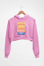 Load image into Gallery viewer, PUBG Stay Out Of The Blue Crop HOODIE FOR WOMEN-Light Baby Pink-Ektarfa.online

