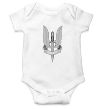 Load image into Gallery viewer, Balidaan Army Kids Romper Kids Romper For Baby Boy/Girl-0-5 Months(18 Inches)-White-Ektarfa.online
