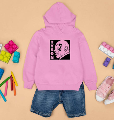 Mike Tyson Kids Hoodie for Boy/Girl-Light Baby Pink-Ektarfa.online