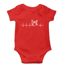 Load image into Gallery viewer, Drummer Kids Romper For Baby Boy/Girl-0-5 Months(18 Inches)-Red-Ektarfa.online
