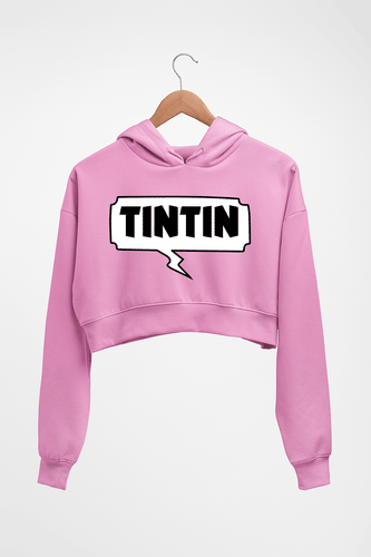 Tintin Crop HOODIE FOR WOMEN-Light Baby Pink-Ektarfa.online