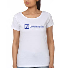 Load image into Gallery viewer, Deutsche Bank T-Shirt for Women-White-Ektarfa.online
