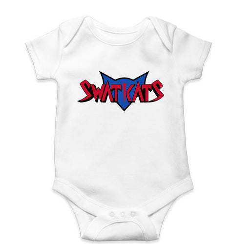 Swat Kats Kids Romper For Baby Boy/Girl-White-Ektarfa.online
