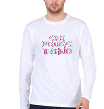 Load image into Gallery viewer, Sex Drugs Techno Full Sleeves T-Shirt for Men-White-Ektarfa.online
