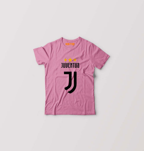 Juventus Kids T-Shirt for Boy/Girl-Pink-Ektarfa.online