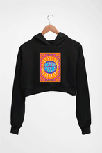 Load image into Gallery viewer, Psychedelic Crop HOODIE FOR WOMEN-Black-Ektarfa.online
