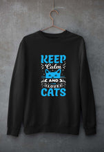 Load image into Gallery viewer, Cat Unisex Sweatshirt for Men/Women-Black-Ektarfa.online
