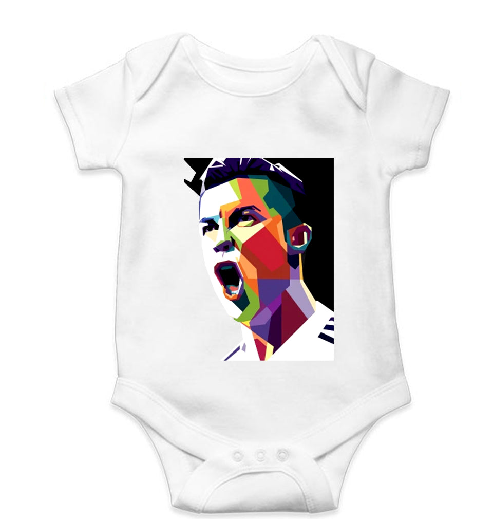 Cristiano Ronaldo CR7 Kids Romper For Baby Boy/Girl-White-Ektarfa.online