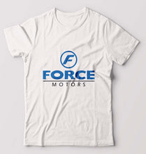 Load image into Gallery viewer, Force Motors T-Shirt for Men-White-Ektarfa.online

