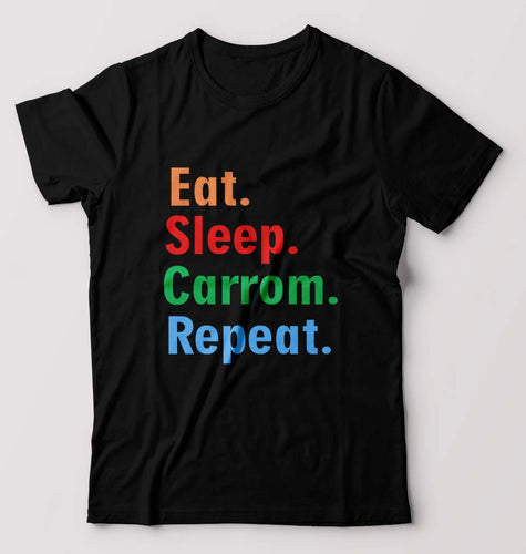 Carrom T-Shirt for Men-Black-Ektarfa.online