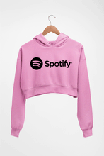 Load image into Gallery viewer, Spotify Crop HOODIE FOR WOMEN-Light Baby Pink-Ektarfa.online
