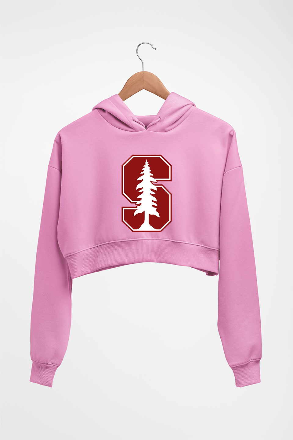 Stanford Crop HOODIE FOR WOMEN-Light Baby Pink-Ektarfa.online