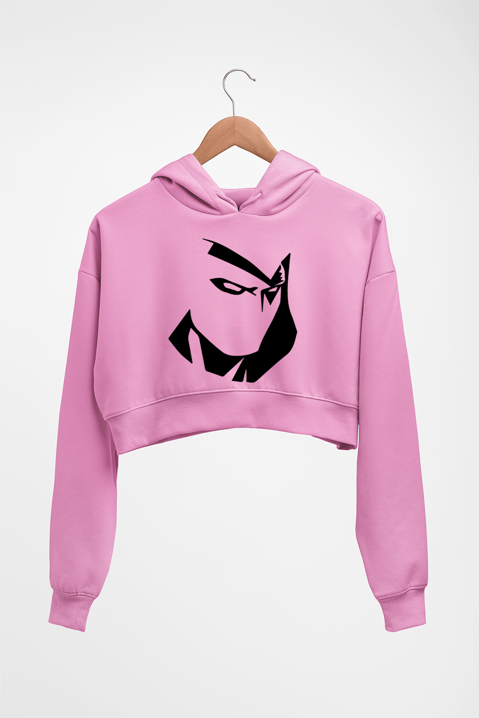 Moon Knight Crop HOODIE FOR WOMEN-Light baby pink-Ektarfa.online