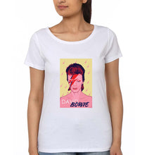 Load image into Gallery viewer, David Bowie T-Shirt for Women-White-Ektarfa.online
