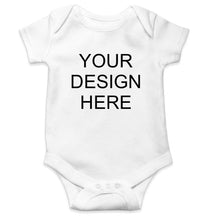 Load image into Gallery viewer, Customized-Custom-Personalized Kids Romper For Baby Boy/Girl-0-5 Months(18 Inches)-White-Ektarfa.co.in
