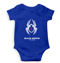 Load image into Gallery viewer, Black Widow Spider Kids Romper For Baby Boy/Girl-0-5 Months(18 Inches)-Royal Blue-Ektarfa.online
