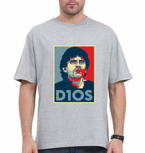 Load image into Gallery viewer, Diego Maradona Oversized T-Shirt for Men-Grey-Ektarfa.online
