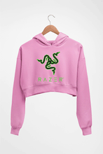 Load image into Gallery viewer, Razer Crop HOODIE FOR WOMEN-Light Baby Pink-Ektarfa.online
