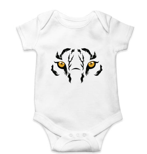 Tiger Eyes Kids Romper For Baby Boy/Girl-White-Ektarfa.online