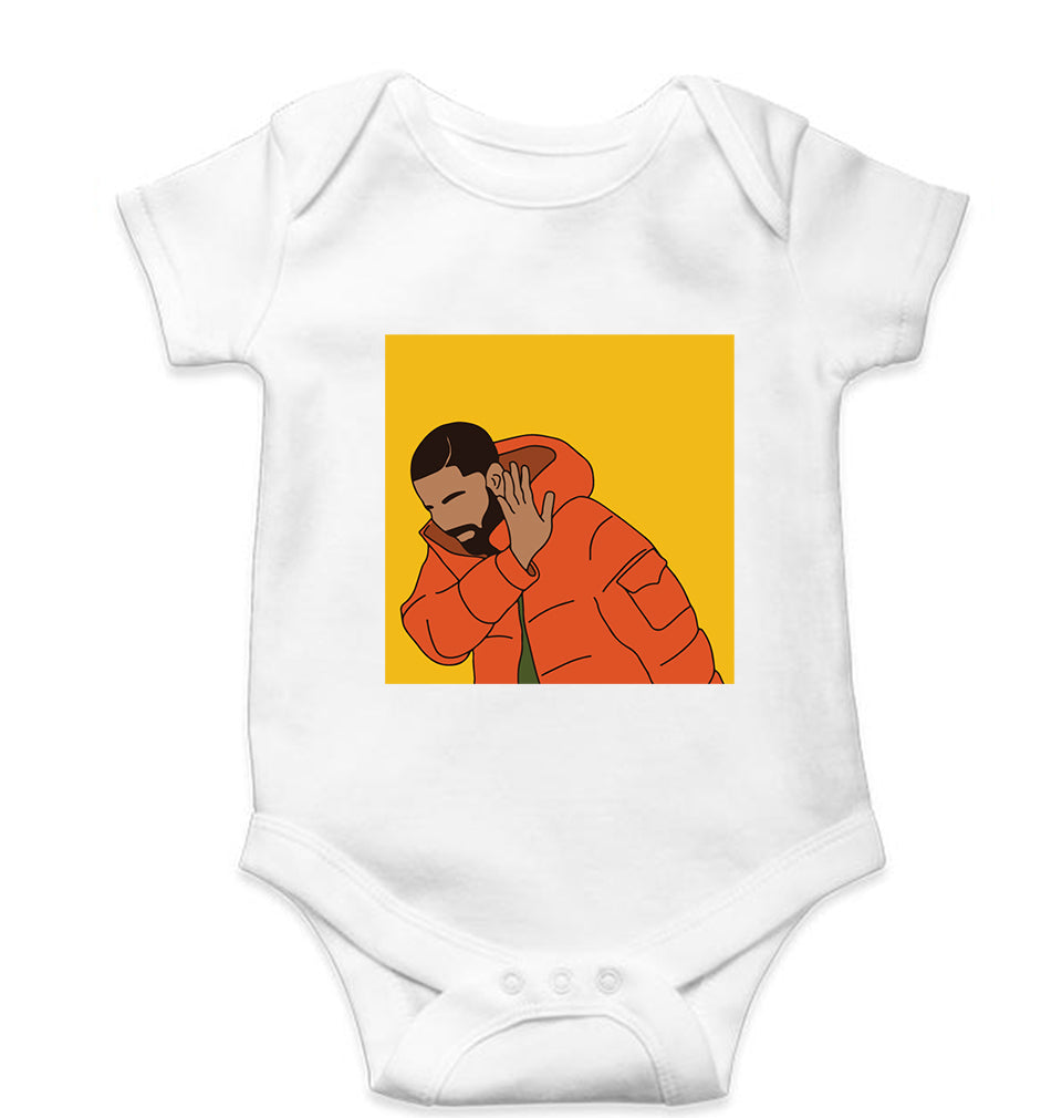 Drake Kids Romper For Baby Boy/Girl-White-Ektarfa.online