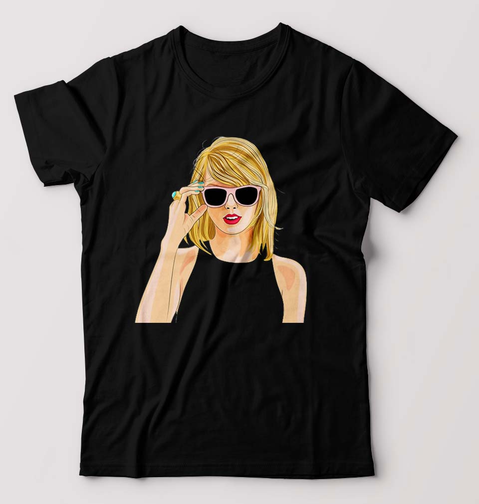 Taylor Swift T-Shirt for Men-Black-Ektarfa.online