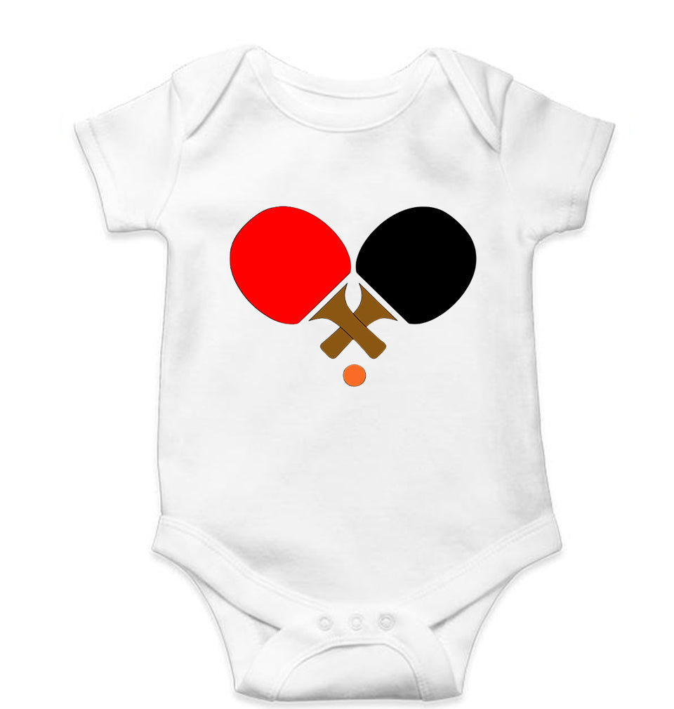 Table Tennie (TT) Kids Romper For Baby Boy/Girl-White-Ektarfa.online