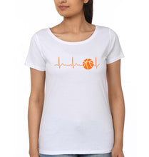 Load image into Gallery viewer, NBA Basketball T-Shirt for Women-White-Ektarfa.online
