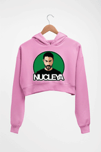Load image into Gallery viewer, Nucleya Crop HOODIE FOR WOMEN-Light Baby Pink-Ektarfa.online

