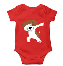 Load image into Gallery viewer, Dab Dog Kids Romper For Baby Boy/Girl-0-5 Months(18 Inches)-RED-Ektarfa.online
