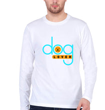 Load image into Gallery viewer, Dog Lover Full Sleeves T-Shirt for Men-White-Ektarfa.online
