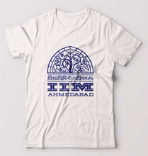 Load image into Gallery viewer, IIM Ahmedabad T-Shirt for Men-White-Ektarfa.online

