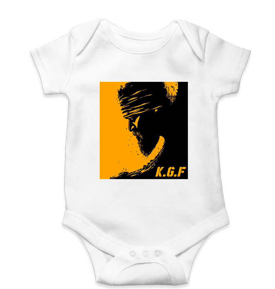 KGF Kids Romper For Baby Boy/Girl-White-Ektarfa.online