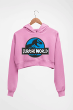 Load image into Gallery viewer, Jurassic World Crop HOODIE FOR WOMEN-Light Baby Pink-Ektarfa.online
