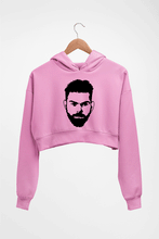 Load image into Gallery viewer, Virat Kohli Crop HOODIE FOR WOMEN-Light baby pink-Ektarfa.online
