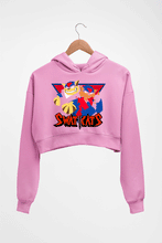 Load image into Gallery viewer, Swat Kats Crop HOODIE FOR WOMEN-Light Baby Pink-Ektarfa.online
